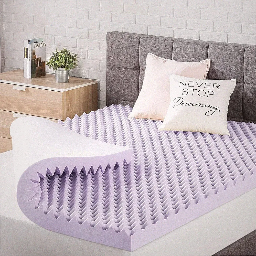 Foam Mattress Topper Short Queen, RV Camper Queen Mattress Pad 3" Memory Foam